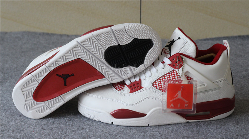 Air Jordan 4 Retro Low Alternate 89 White Red